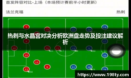 热刺与水晶宫对决分析欧洲盘走势及投注建议解析